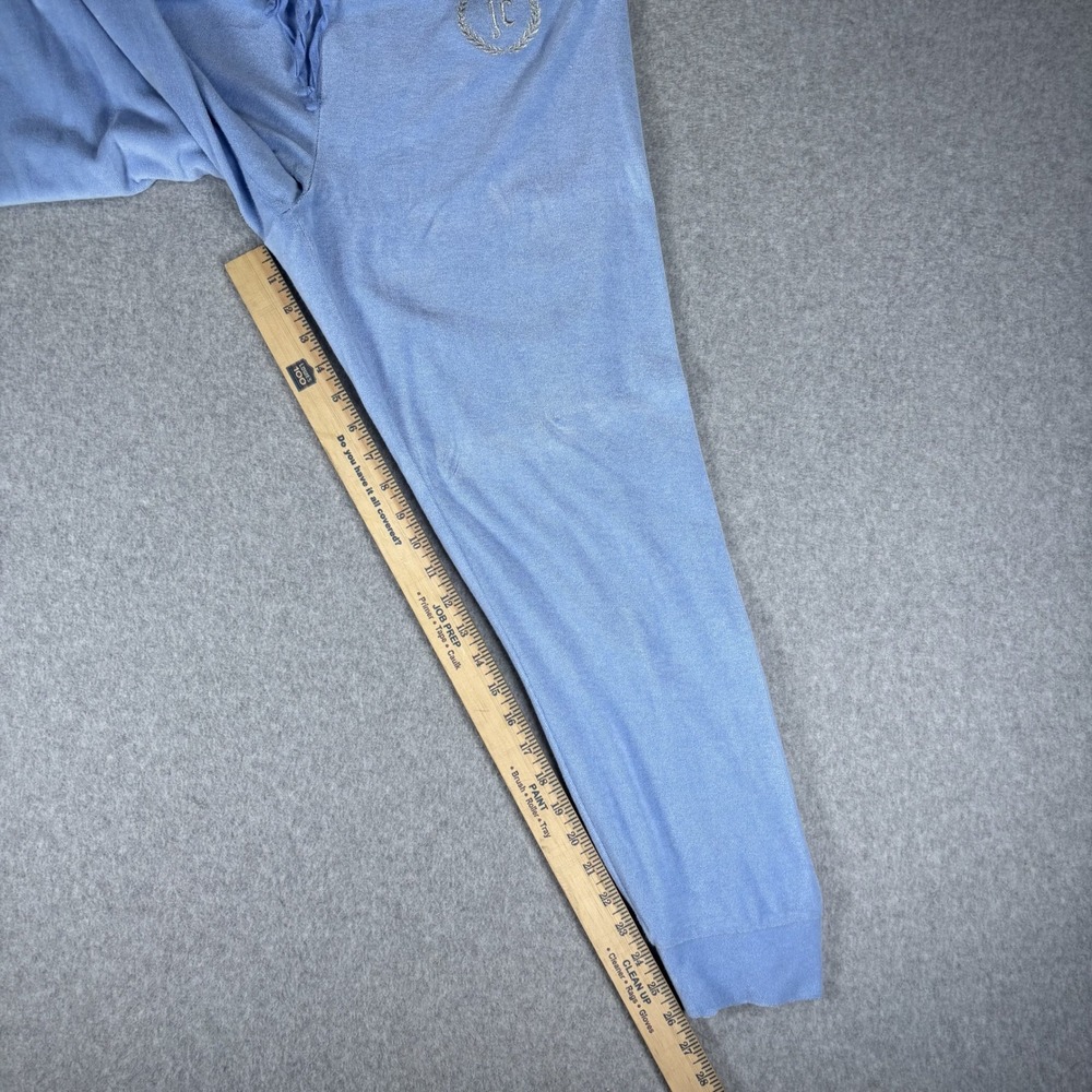 Y2K Juicy Couture Joggers Womens Large Blue Terry Cloth Embroidered Logo - Picture 13 of 16